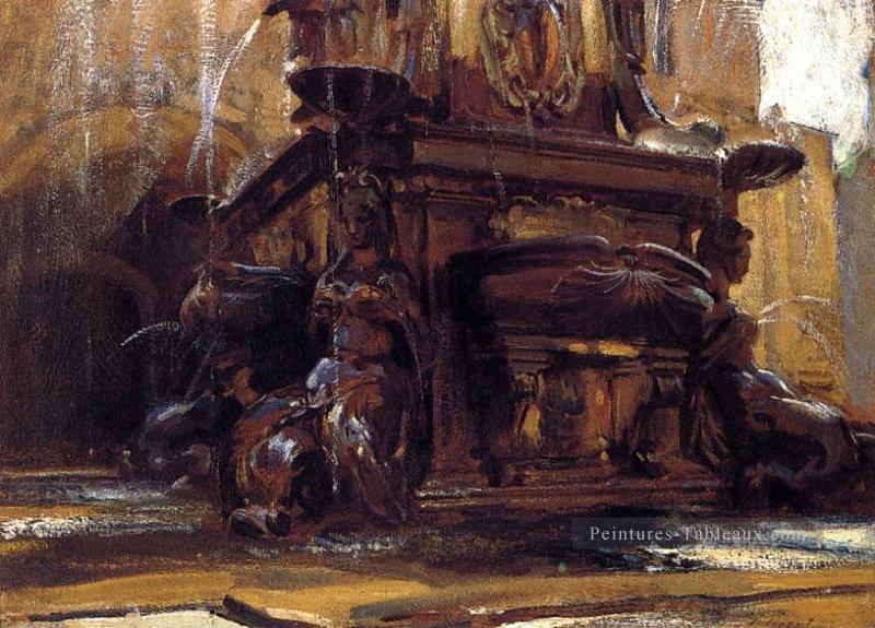Fontaine à Bologne John Singer Sargent Peintures à l'huile